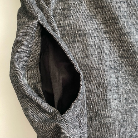 Theory Didianne Linen Blend Shift Mini Dress Women’s Size 8 - Picture 6 of 11